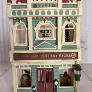 1992 Hallmark Five and Ten Cent Store Nostalgic Houses Shops Series # 9 Ornament